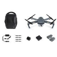 DJI Mavic Pro Fly More Combo: Foldable Propeller Quadcopter Drone Kit with Remote, 3 Batteries, 16GB MicroSD, Charging Hub, Car Charger, Power Bank Adapter, Shoulder Bag (Renewed)