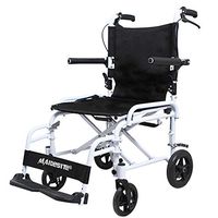 Slim Small Adult Lightweight Wheelchair for Disabled,Manual Outdoor Wheelchair for Elderly People
