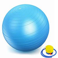 Motion Yoga Exercise Ball Extra-Thick, Anti-Burst Stability Ball for Pilates, Desk Chair, Birthing-Light Blue 105cm