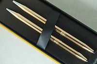 Cross Made in The USA Classic Century Ladies 14KT Gold Filled/Rolled Pen and 0.9MM Pencil Gift Set