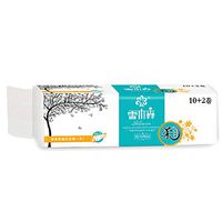 CALOFE Roll Paper Towels Bulk Essential 12 Rolls 4 Layer Paper Tissue, Thickened Household Skin-Friendly Toilet Paper