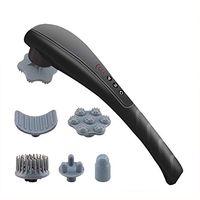 HSHXY Cordless Handheld Deep Tissue Massager for Muscles of Neck, Shoulder, Leg, Back, Electric Percussion Massage with 4 Modes, Black