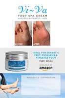 Viva Foot Spa Cream - Foot Repair Lotion 4oz | Aloe | SHEA | Eucalyptus | UREA