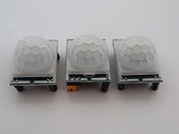 3 of HC-SR501 PIR Motion Detection modules for Raspberry Pi or Arduino. Comes with a GPIO wiring card for Pi by TR Computers