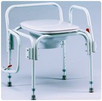 Adjustable Drop Arm Commode - Adjustable Drop Arm Commode