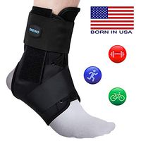 Ankle Brace for Women and Men - Ankle Brace Stabilizer, Lace Up Adjustable Support – for Running,Basketball,Volleyball Ankle Braces, Ankle Support,Injury Recovery, Ankle Brace for Sprained Ankle