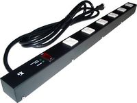 24" 6 Outlet Metal Power Strip