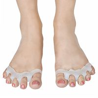 Silicone 5-Toe Spacer - Gel Toe Separator Bunion Guard - Pain Relief and Foot Rejuvenation