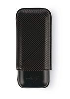 Davidoff Cigar Case R-2 Leader Black Leaf Design