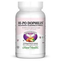 Maxi Health HI-PO Dophilus High Potency Acidophilus Probiotics, 120 Count
