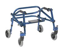 Inspired by Drive Nimbo 2G Lightweight Posterior Walker with Seat, Knight Blue, Extra Small