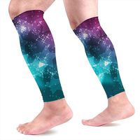 THONFIRE Calf Leg Compression Sleeve for Women Girly Stars Spare Runners Pain Relief Calf Guard Arm Wide Cover Home Use