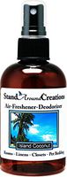 Concentrated Spray For Room/Linen/Room Deodorizer/Air Freshener - 4 fl oz - Scent - Island Coconut: The Sun infused notes of fresh Coconut w/sweet pineapple and notes of vanilla.