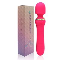 Personal Comfy Powerful Massager USB Rechargeable Quiet Waterproof Wireless with 10 Multi-Modes Speeds Vibrator-for Neck Shoulder Back Massage Sports Recovery Muscle Aches (Magic Pink)