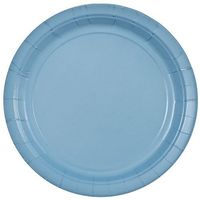 Party Dimensions 71192 20 Count Paper Plate, 8.75-Inch, Light Blue