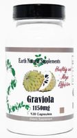 Graviola Leaves Powder*1150 Mg, 240 Capsules * By Earth Natural !!!!! (2 Bottles)