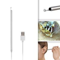 Supereyes USB Digital Otoscope Ear Pick | Stainless Curette Earwax Removal Kit | Ear Scope Ear Inspection Camera with LED Lights for Mac Windows