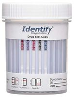 200 Pack Identify Diagnostics 5 Panel Drug Test Cup - Testing Instantly for 5 Different Drugs THC, OXY, MOP, BZO, COC ID-CP5 (200)