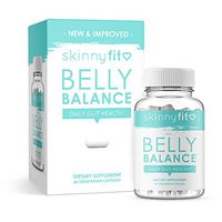 SkinnyFit Belly Balance Probiotic Supplement for Digestive and Gut Health Targeted Release for Women and Men (60 Vegetarian Capsules)