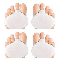ELAIMEI Metatarsal Pads for Women Men - Foot Pads Forefoot Pad Ball of Foot Cushions - Mortons Neuroma Callus Metatarsal Foot Pain Relief Bunion Forefoot Cushioning Relief (2)