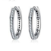 Gifts Round Party Earrings Geometric Fashion Jewelry Hoop Earrings Accessory Good Jewerly Fine Accessories Women Design Designer Novelty Prom Pretty Cute Woman