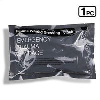 6" Israeli Bandage Vacuum Sterile Compression Bandages for Battle Wound Dressing, 1 Pack