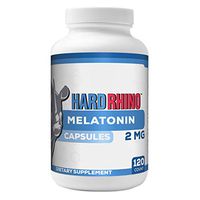 Hard Rhino Melatonin Capsules, 2mg, 120 Count