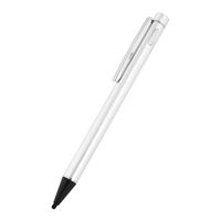 Zerone 2mm Universal Stylus Pen, Precision Active Capacitive Stylus Touch Screen Pens Ultrafine Silicone Tip Replacement for All Capacitive Touch Screens Cell Phones, Tablets, Laptops Bundle(Silver)