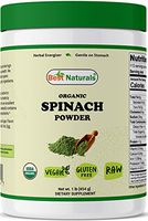 Best Naturals Certified Organic Spinach Powder 1 Pound (454 Grams)