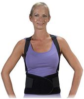 Bilt-Rite Mastex Health 8 Inch Econo-Rite Industrial Support, Black, Large