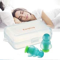 1Pair Noise Cancelling Hearing Protection Earplugs for Anti Noise Snoring Study Sleep Adult and Kids Reusable Silicone Ear plups