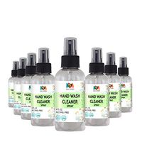 Hand Wash Cleaner 4 oz | Travel Size | Alcohol-free | Pack of 8