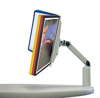 DURABLE Flex Arm Clamp Reference System, 10 Double-Sided Panels, Letter-Size, Assorted Colors, Sherpa Design (556900)