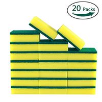 DOYADA Heavy Duty Multi-Use Cleaning Sponges Crub - Non-Scratch Magic Eraser Sponge - Scrubbing Dish Sponges Use for Kitchens, Bathroom, Car & Odor Free - 20 Pack (Rectangle)
