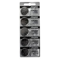 Replacement Batteries Energizer CR2025 for Cayeye, Sigma, Knog, Planet Bike & Mnay Others. Card of 5.