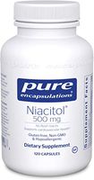 Pure Encapsulations - Niacitol 500 mg - Hypoallergenic No-Flush Niacin to Support Digestion, Hormone Synthesis, and Tissue Formation - 120 Capsules