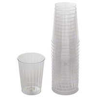 Classicware Tumblers, 10 Oz, Plastic, Clear, 16/bag By: WNA