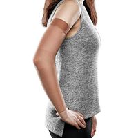 Ease Opaque Lymphedema Firm Arm Sleeve - X-Large Long - Sand - 30-40 mmHg
