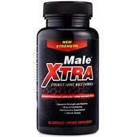 Male Xtra Natural Male Enhancing Pill - Enlargement Booster | Saw Palmetto | L Arginine | Horny Goat Weed | Extra Select Ingredients | Increase Size, Strength, Endurance - USA Made Non GMO 60 Capsule