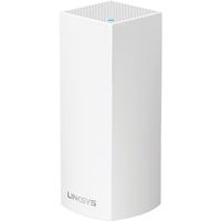 Linksys Velop Mesh Router (Tri-Band Home Mesh WiFi System for Whole-Home WiFi Mesh Network) 1-Pack, White (Renewed) (WHW0301)