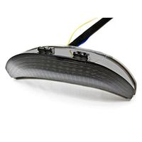 Krator ITL016 Brake Light (Honda CBR 600 1000 Rr Smoke Led Tail/with Turn Signals (2003-2007))