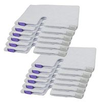 Pack of 12, The Elixir Eco Green Washable Microfiber Replacement Mop Pads Cleaning Pads Replacement for Shark Steam Pocket Mops, S3501 S3601 S3550 S3901 S3801 S3901