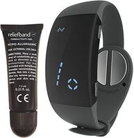 Reliefband Premier Anti-Nausea Wristband - Increased Battery Life – No Side-Effects, Non-Drowsy Nausea Relief Band for Hangovers, Anxiety, Motion Sickness & Car Sickness (USB Charger, Charcoal)