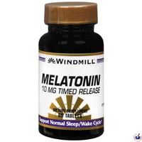 Windmill Melatonin Time Release 10 Mg 60 Tablets Pack of 2