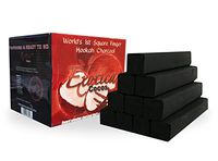 EXOTICA COCONUT CHARCOAL SUPPLIES FOR HOOKAHS – 100pc Non-quick light shisha coals for hookah pipes. All-natural coal accessories & parts that are Tasteless, Odorless, & Chemical-free.