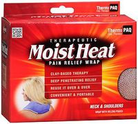 Heat Pain Relief Wrap ThermiPaq - Neck & Shoulders, Pack of 2