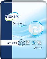 TENA Complete + Care Adult Brief Tab Closure Large Disposable Moderate Absorbency, 69971 - Case of 80