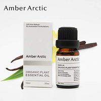 AMBER ARCTIC Vanilla Essential Oil for Diffuser, 100% Pure Fresh Organic Plant Therapy Vanilla Oil 10ml/0.33oz