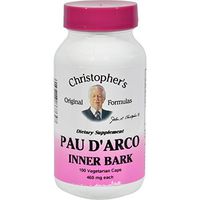 DR. CHRISTOPHER'S FORMULAS PAU D'ARCO, 100 CAP