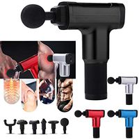 Massagers Handheld 6 Massage Head Massage Gun 6 Adjustable Speeds Handheld Vibration Deep Tissue Muscle Massager Cordless Percussion Massager for Deep Muscle Tissue Massage